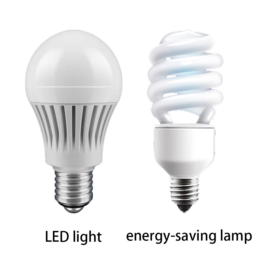Which is more energy efficient, energy-saving lamp or LED?